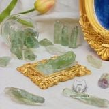  Thô Prasiolite Green Amethyst - thạch anh tím xanh 