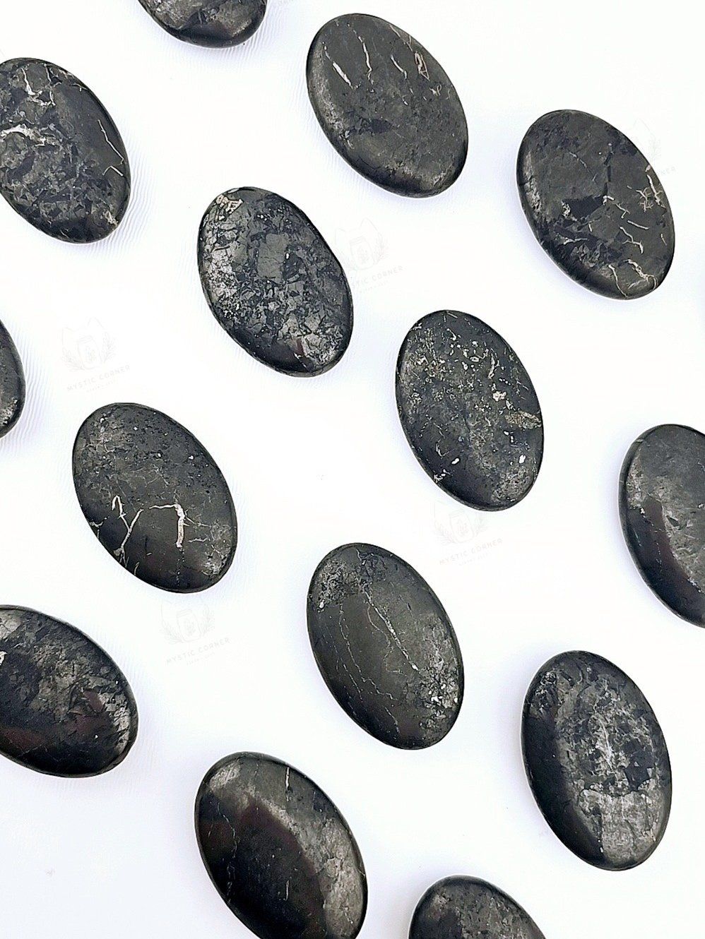  Shungite Palm đá ngăn chặn bức xạ điện từ sóng 5G, đá năng lượng bảo vệ, đá thanh tẩy, đá phong thuỷ 