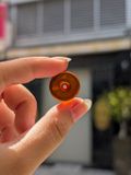  Đồng Điếu Hổ Phách Huyết Amber 1.7cm 