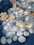  Palm Blue Calcite Tự Nhiên - Canxit Xanh Healing, Giao Tiếp, Thiền Định, Thanh Tẩy bài Tarot 