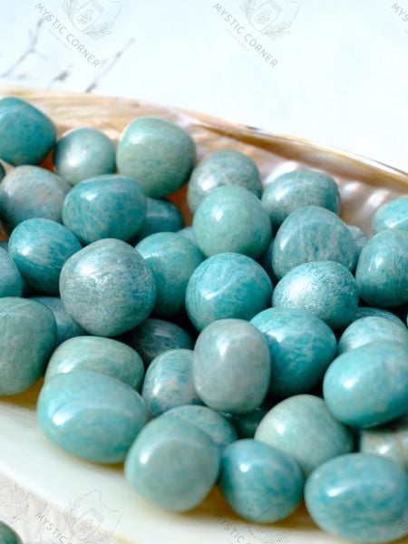  Tumbled Amazonite (đá Thiên Hà) 