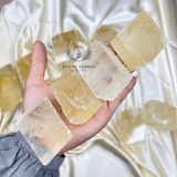  Thô Yellow Calcite (honey calcite), đá phong thuỷ hỗ trợ loại bỏ năng lượng ứ đọng, nâng cao nhận thức, đá thanh tẩy 