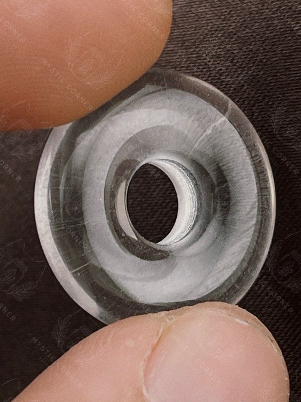  Đồng điếu đá thạch anh trắng (Clear Crystal Quartz), đá phong thủy hỗ trợ năng lượng, may mắn 