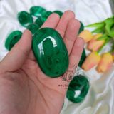  Malachite Palm (đá khổng tước) đá hỗ trợ may mắn, công việc, mở rộng trái tim đá năng lượng, đá phong thủy 