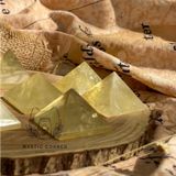  Kim tự tháp đá thạch anh Vàng (Citrine) may mắn dùng trong Tarot, Reiki, thiền định, phong thủy 