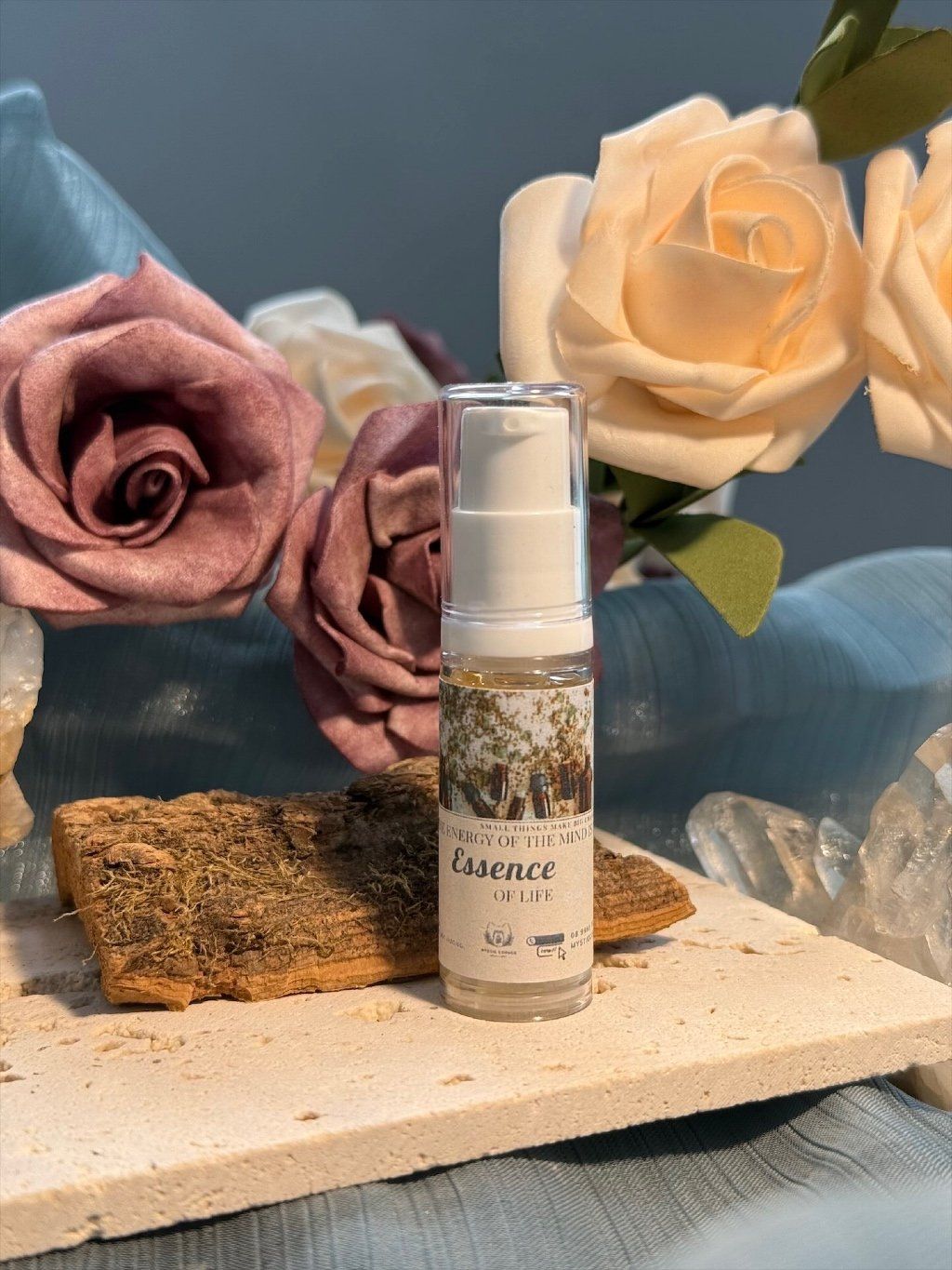  Tinh dầu tự nhiên dưỡng Dzi, Ngọc Jade, Vòng Tay Đá Phong Thuỷ, Đá Tinh Thể 