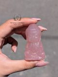  Tượng Phật Thích Ca Thạch Anh Hồng/ Rose Quartz Madagascar 5.5cm 