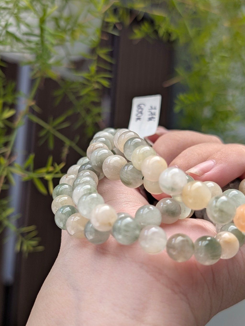  Vòng Thạch Anh Tóc Lông Thỏ Đa Sắc 