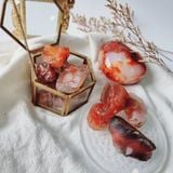  Viên đá thô mã não Carnelian (Carnelian Agate) đá thanh tẩy Tarot, Reiki, phong thủy, thiền định 