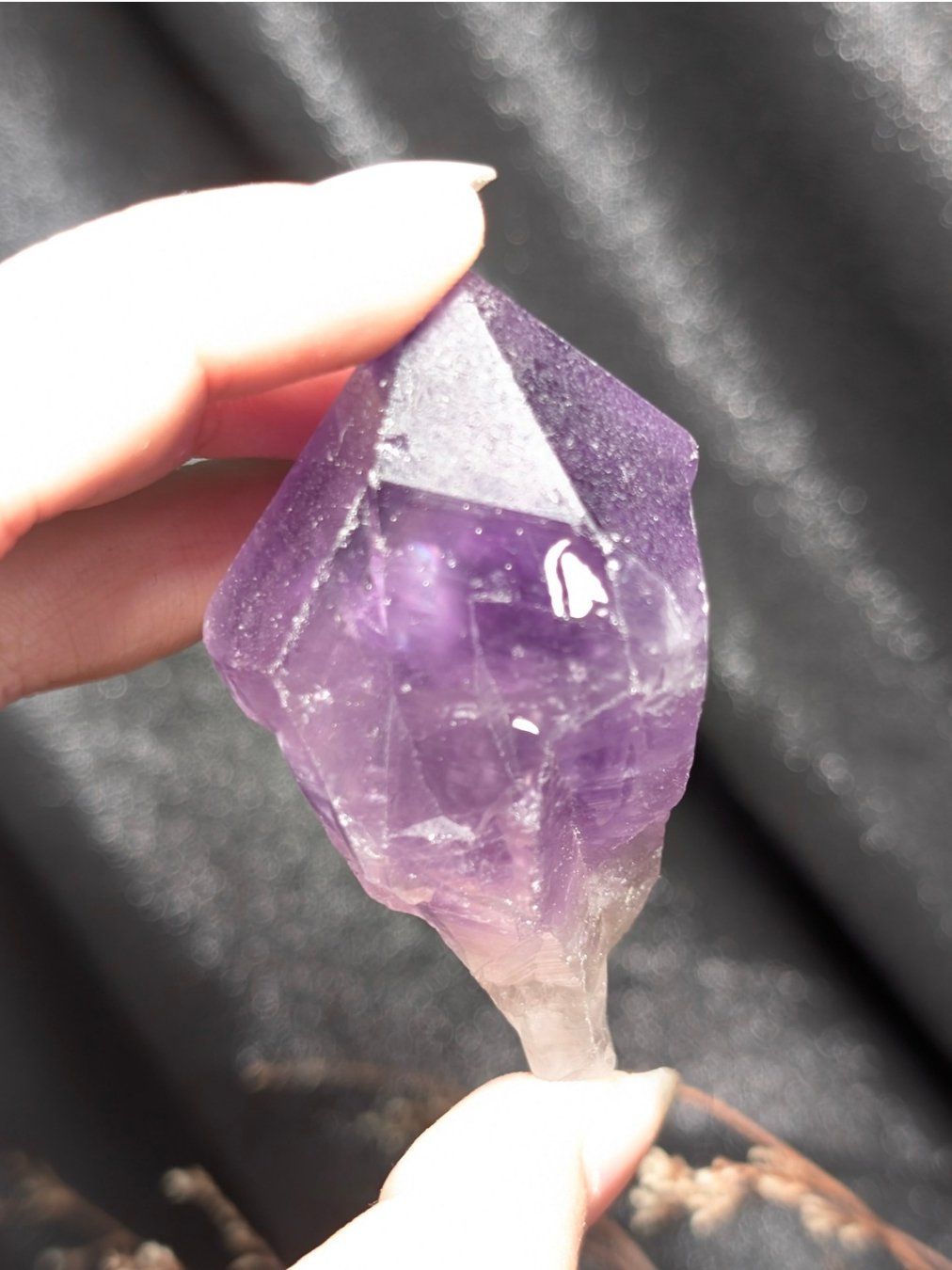  Tinh thể Thạch Anh Tím Amethyst Thổ Nhĩ Kỳ Tím Đậm Đẹp, đá phong thuỷ, thanh tẩy, trực giác, trí tuệ 