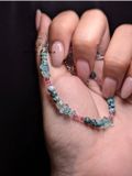  Vòng Turquoise mix Apatite và Tourmaline Hồng 