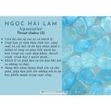  Đá thô Aquamarine (Ngọc Xanh Biển) tự nhiên, đá thanh tẩy dùng trong Tarot, Reiki 