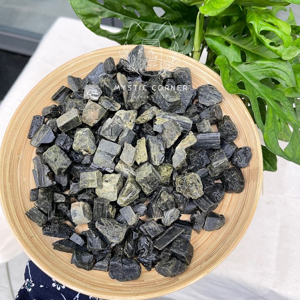  Đá thô Green Tourmaline 