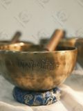  Chuông xoay thủ công chính gốc Nepal, Singing Bowl, chuông xoay Tây Tạng, Chuông xoay Thư Giãn 