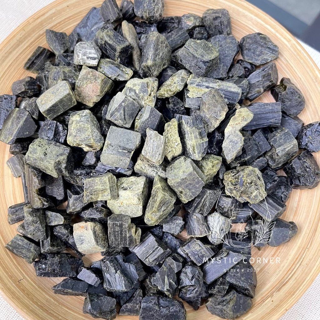  Đá thô Green Tourmaline 