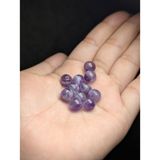  Hạt lẻ đá Thạch anh Tím Amethyst xỏ vòng tay 6li 8li 9li 