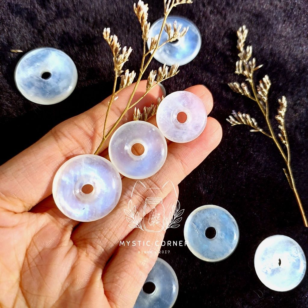  Đồng điếu Moonstone đá Mặt Trăng 