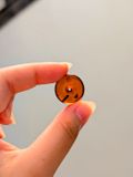  Đồng Điếu Hổ Phách Huyết Amber 1.7cm 