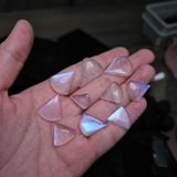 [High Quality] Mặt đá Moonstone (đá mặt trăng) chất lượng cao, ánh lửa mạnh 