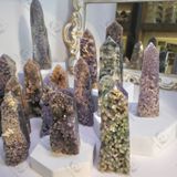  [High Quality] Trụ Mã Não Nho Grape Agate hỗ trợ phát triển trực giác, đá thanh tẩy, đá phong thuỷ, reiki, thiền định 