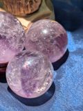  |VIP| Cầu đá Thạch Anh Tím có Phantom, quà tặng sếp ý nghĩa may mắn, trực giác, sáng suốt, ngủ ngon 