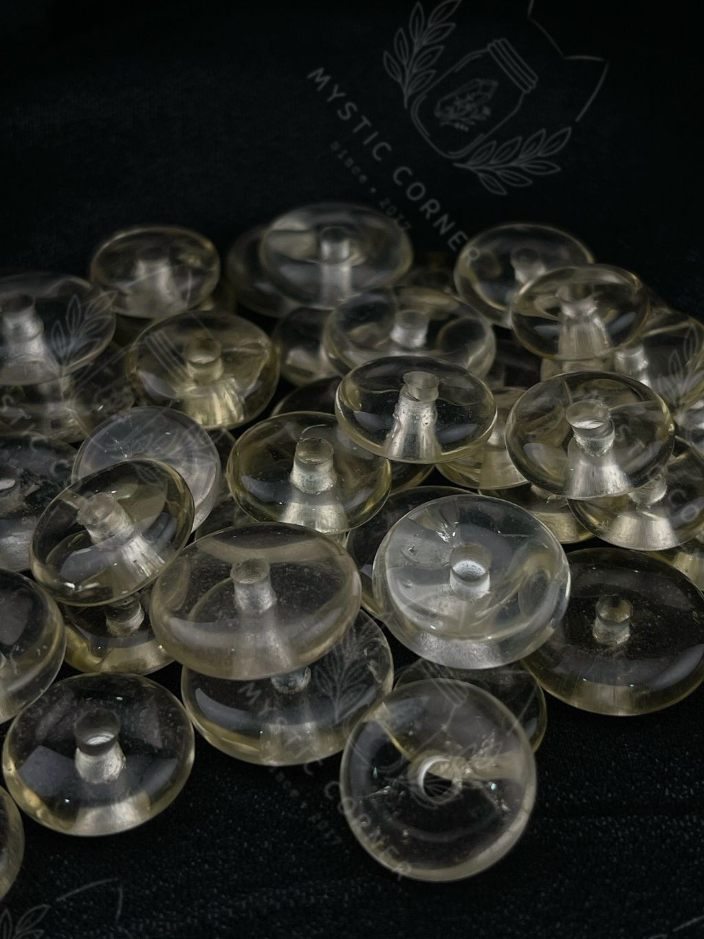  Đồng điếu đá thạch anh Vàng (Citrine Crystal Quartz) tự nhiên, đá phong thủy hỗ trợ may mắn, tài lộc, công việc 