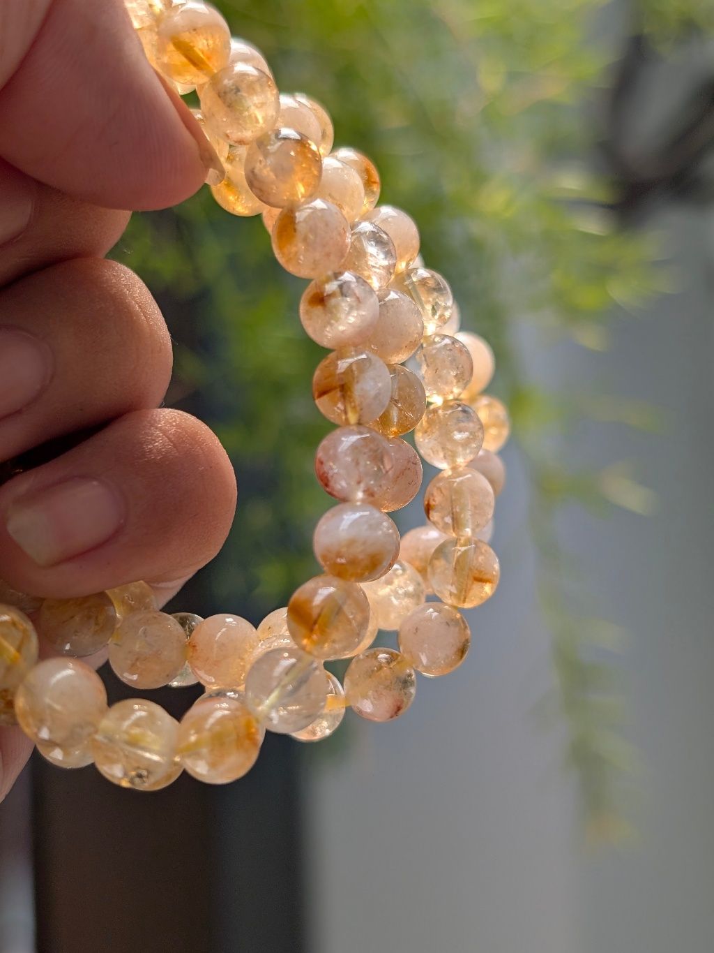  |HÌNH THẬT| Chuỗi / Vòng Citrine 6.5li vòng Thạch Anh Vàng May Mắn, Sáng Tạo, Tích Cực, Vui Vẻ 