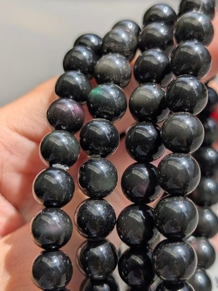  [HÌNH THẬT] Vòng Obsidian Đa Sắc 