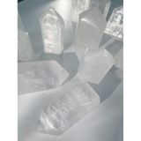  Trụ Optical Calcite - Iceland Spar White Calcite, thanh tẩy bài tarot, sáng suốt, thiền định, chánh niệm 
