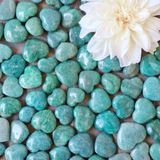  Tim đá Amazonite (đá Thiên Hà) đá thanh tẩy Tarot, Reiki, thiền định, phong thủy 