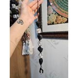  Dây treo Black Tourmaline x Selenite bảo vệ thanh tẩy 