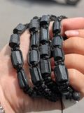  Vòng Tay Black Tourmaline Macrame 