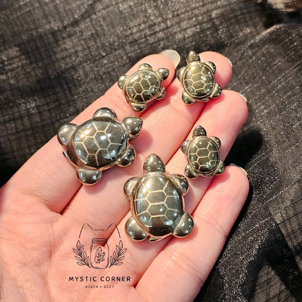  Rùa đá Pyrite ( đá vàng găm ) 