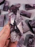  Trụ đá Lepidolite Tím Cộng Sinh Mica tự nhiên, thanh tẩy bài Tarot, trực giác, thiền định, reiki 