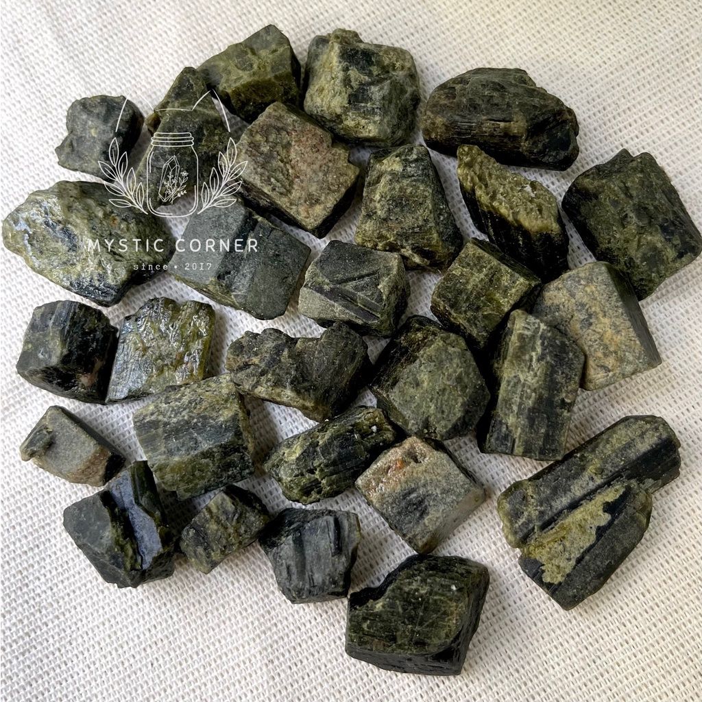  Đá thô Green Tourmaline 