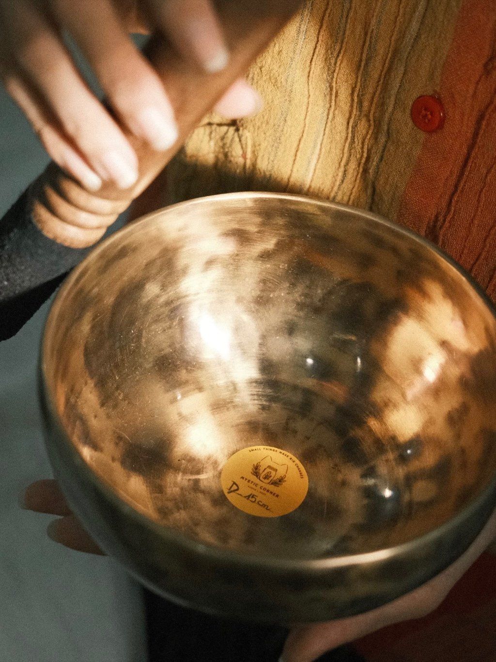  Chuông xoay thủ công chính gốc Nepal, Singing Bowl, chuông xoay Tây Tạng, Chuông xoay Thư Giãn 