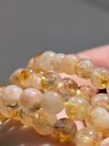  |HÌNH THẬT| Chuỗi / Vòng Citrine 6.5li vòng Thạch Anh Vàng May Mắn, Sáng Tạo, Tích Cực, Vui Vẻ 