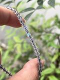  [LỬA MẠNH ĐẸP] Vòng Labradorite hạt mini 3.5li Hắc Nguyệt Quang, Xà Cừ Tự Nhiên Mystic Corner 