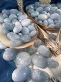  Palm Blue Calcite Tự Nhiên - Canxit Xanh Healing, Giao Tiếp, Thiền Định, Thanh Tẩy bài Tarot 