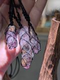  Dây chuyền đá Super Seven Zambia Scepter Amethyst 