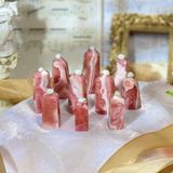  [HIGH QUALITY] Đá Đào Hoa Rhodochrosite, đá mang năng lượng yêu thương, tình yêu, chữa lành, đá phong thuỷ, reiki 