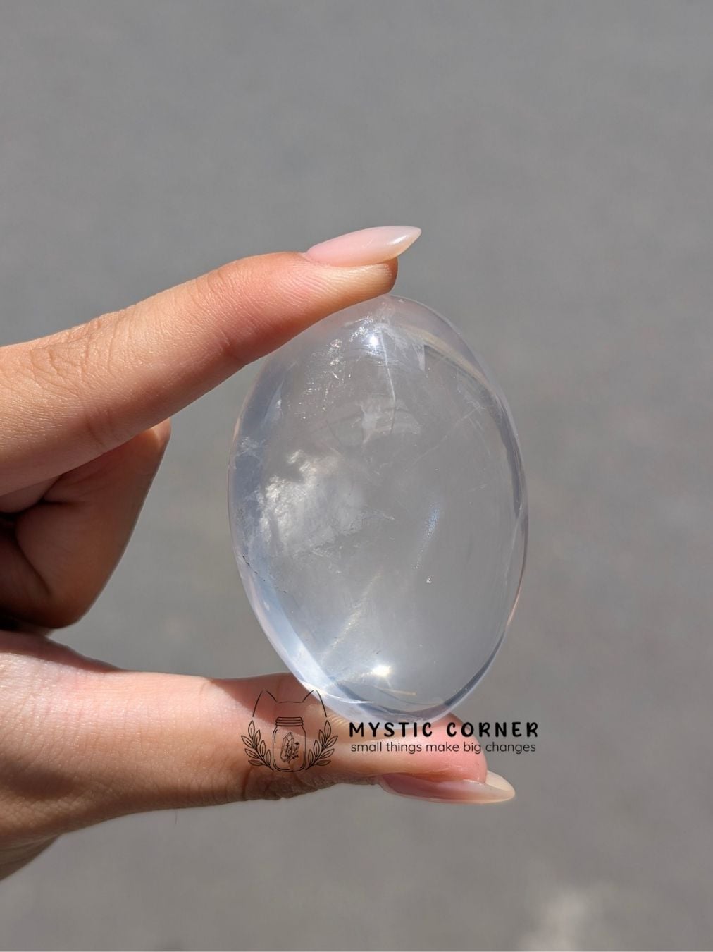  Viên Palmstone Girasol Quartz| Milky Quartz Thạch Anh Trắng 