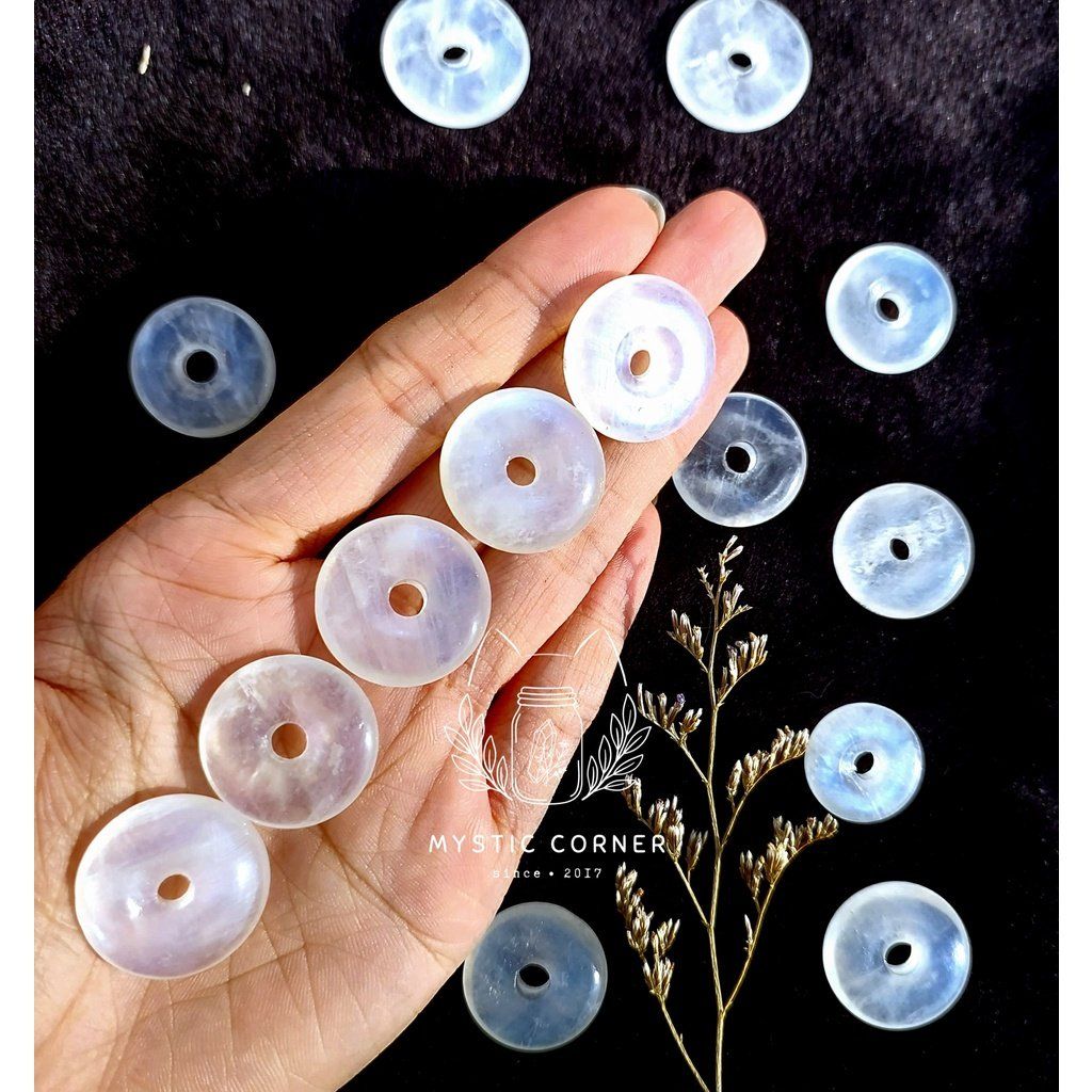  Đồng điếu Moonstone đá Mặt Trăng 
