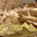  Kim tự tháp đá thạch anh Vàng (Citrine) may mắn dùng trong Tarot, Reiki, thiền định, phong thủy 