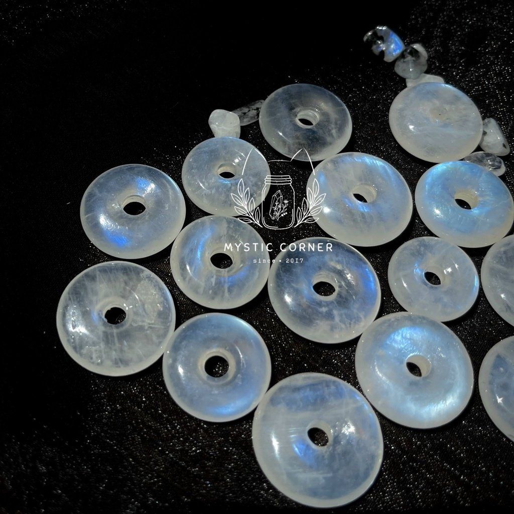  Đồng điếu Moonstone đá Mặt Trăng 