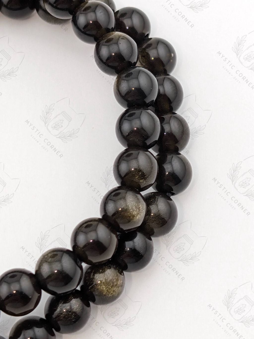  Vòng tay Golden/Silver Obsidian 6li 