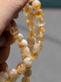  |HÌNH THẬT| Chuỗi / Vòng Citrine 6.5li vòng Thạch Anh Vàng May Mắn, Sáng Tạo, Tích Cực, Vui Vẻ 