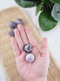  Cầu đá thạch anh Tím mini (Dream Amethyst ) làm Grid, đá thanh tẩy Tarot, Reiki, thiền định, đá phong thủy 