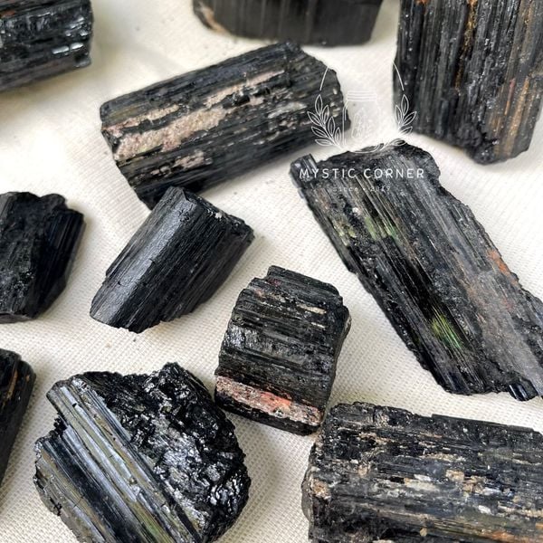  LỚN - Thô đá Black Tourmaline 