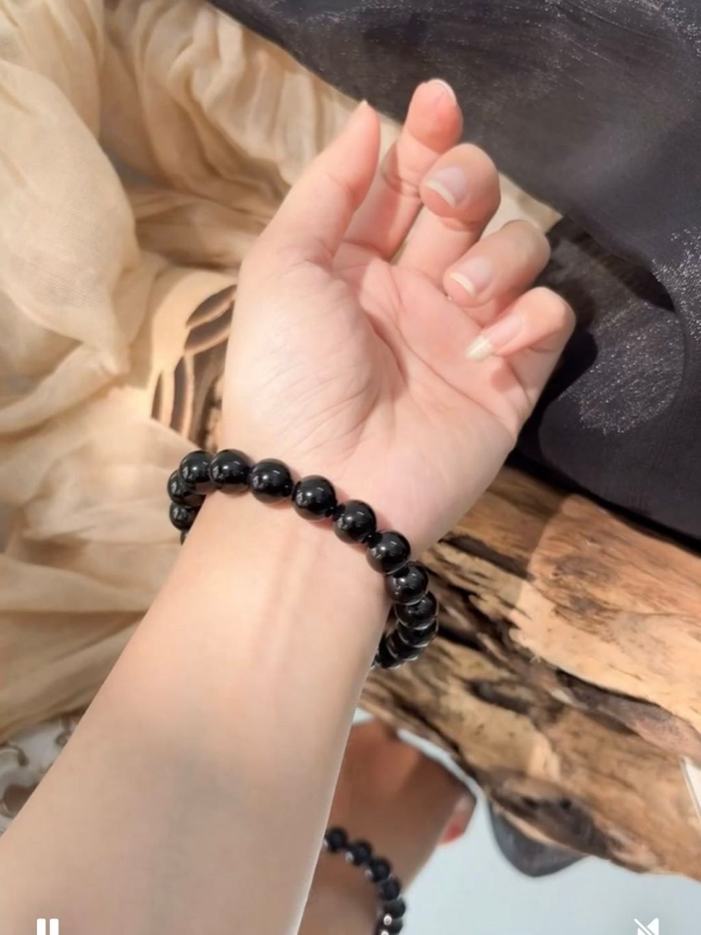  Vòng Black Tourmaline 